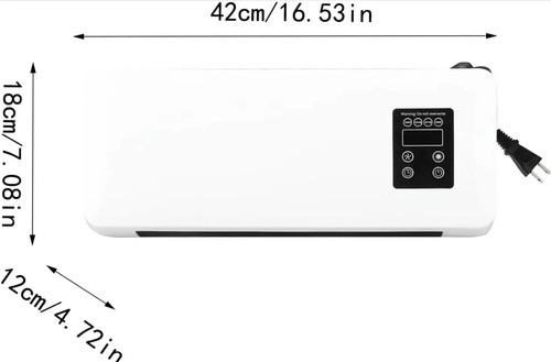 STUFA con telecomando ELETTRICA da PARETE CALDO termoconvettore scalda BAGNO - Foto 4 di 13