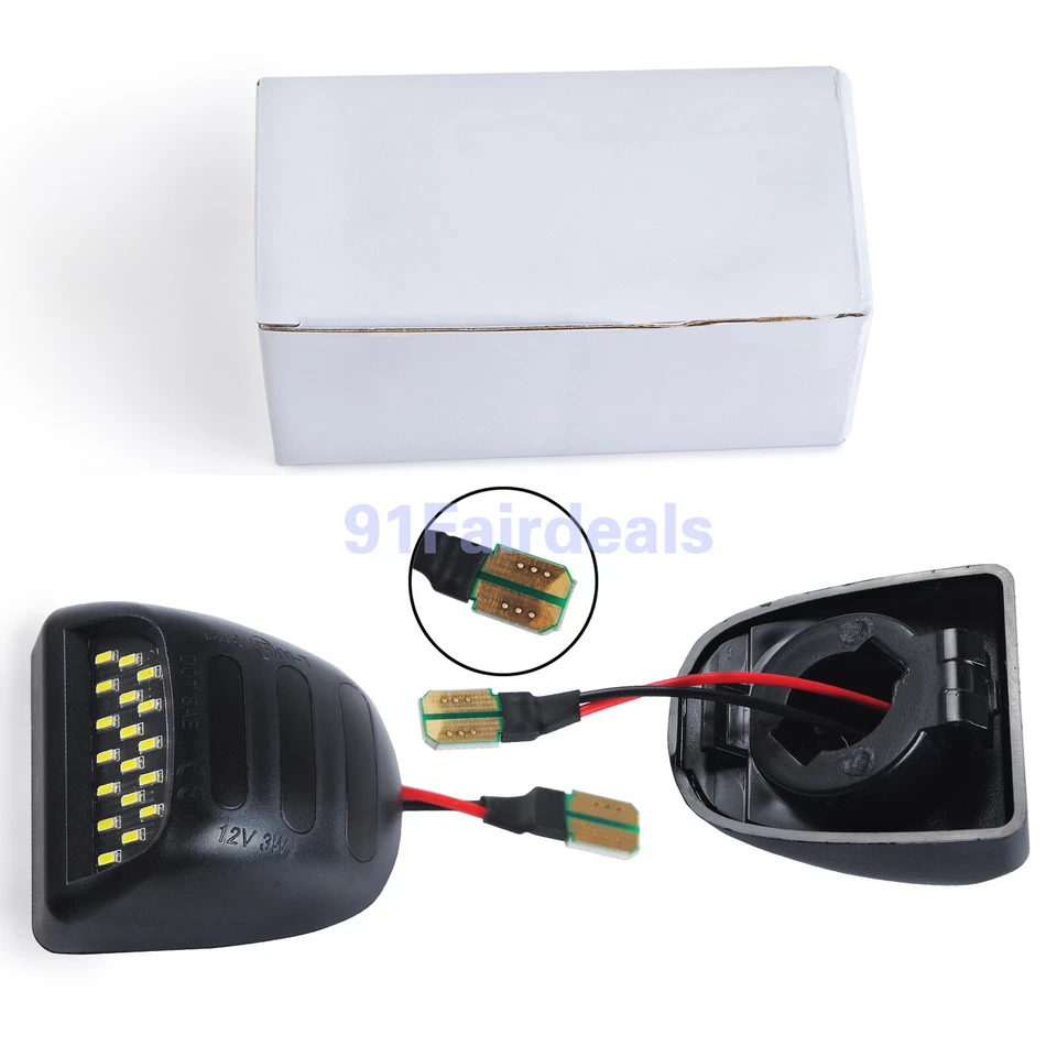 2 x SMD LED Luz de matrícula Rojo DRL Tubo para Chevy Silverado GMC Sierra 1500 Foto 3 de 4