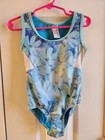 Cat and Jack Girls Blue Floral Gymnastics/Dance Leotard Size XS 4/5 — photo 1