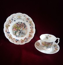 Brambly Hedge Royal Doulton, Gedeck "Autumn" , 3-teilig, I. Wahl