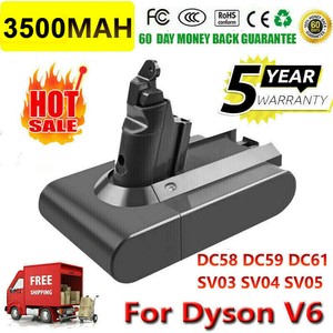 dyson sv03 cleaner sv06 sv09 sv04 sv05 3500mah akku dc62 2100mah