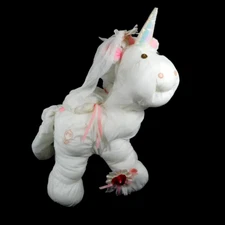 Fisher Price Enchanted Puffalump Unicon Plush Veil Ruby Cuddly COMPLETE 1987