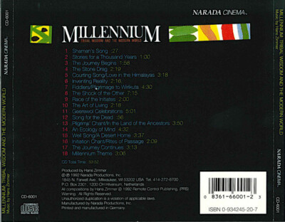 Millennium Tribal Wisdom And The Modern World CD Hans Zimmer