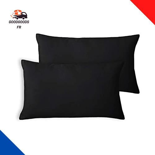 Encasa XO Housses De Coussin Velours, Set De 2 Pièces (60x60 Cm) - Citron Vert Pâle - Teinture