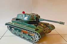 Vintage U.S.Army M3599 Heavy Tank  Electric Lever Control Modern Toys Japan 60s