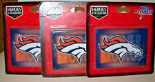 NFL DENVER BRONCOS FOOTBALL MAGNET - LOT OF 3 - NEW IN PACKAGE