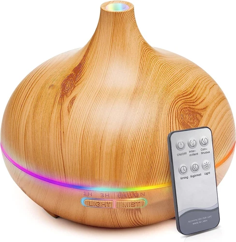 Diffuser Luftbefeuchter Aroma Vernebler LED Ultraschall Humidifier Duftöl Licht - Bild 8 von 10