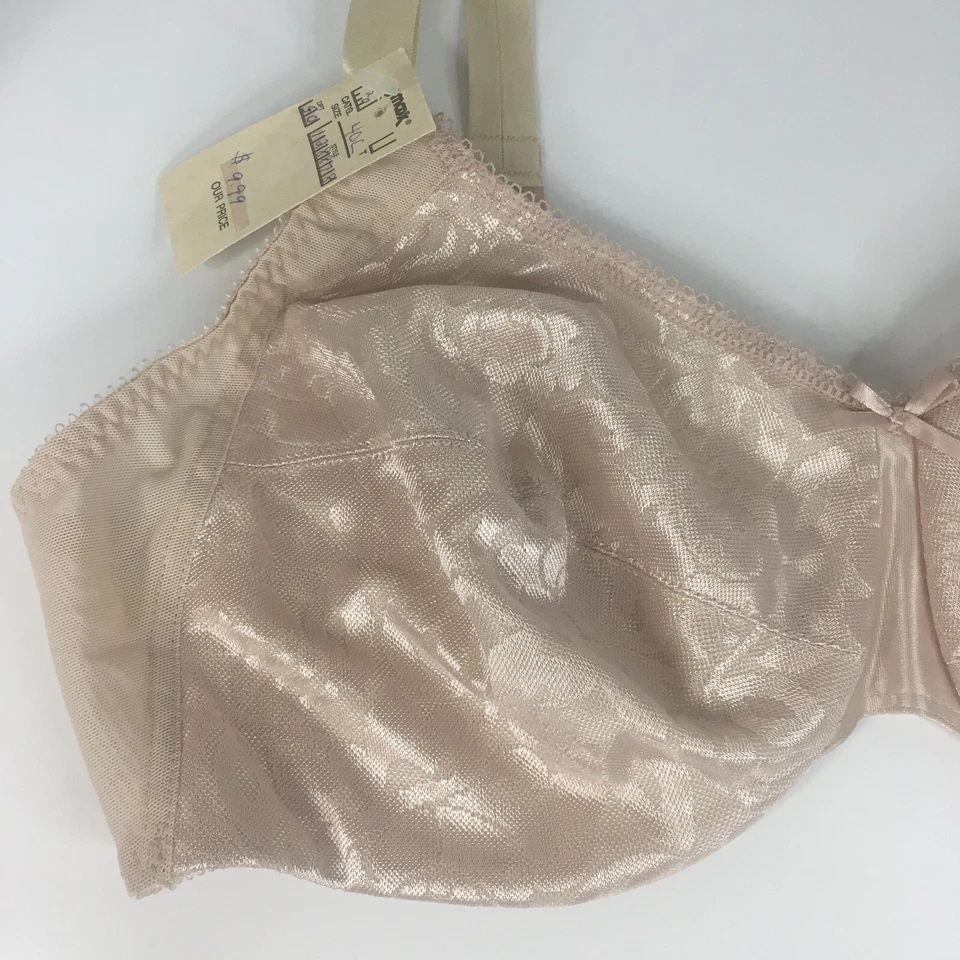 Sujetador Just My Size 40C Desnudo Con Aros Ajustable Forrado JMS De Colección Nuevo con Etiquetas Foto 3 de 4