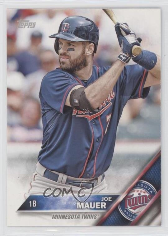 2016 Topps Minnesota Twins Joe Mauer #MT-3 HOF 0w7