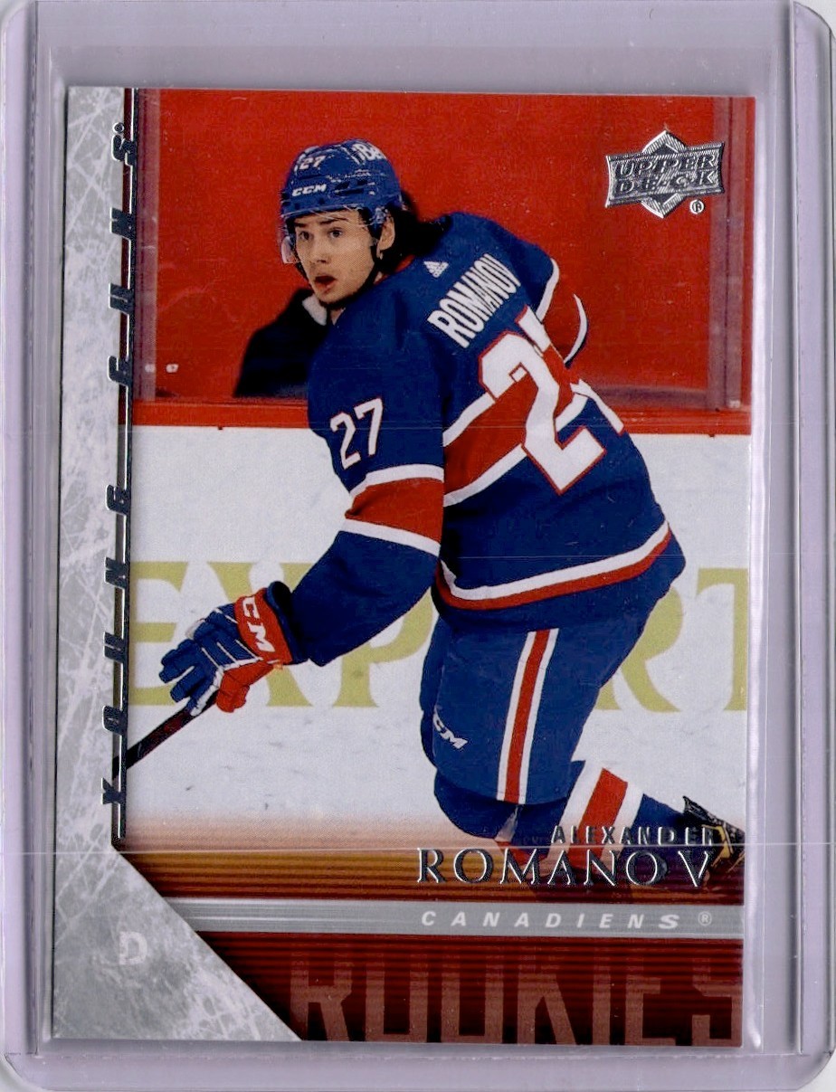 Alexander Romanov Retro Young Guns RC #T-80 2020-21 Upper Deck Extended Series