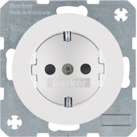 Berker Schuko-Steckdose Pows/Gl 47232089 Steckdosen Schuko-Steckdose