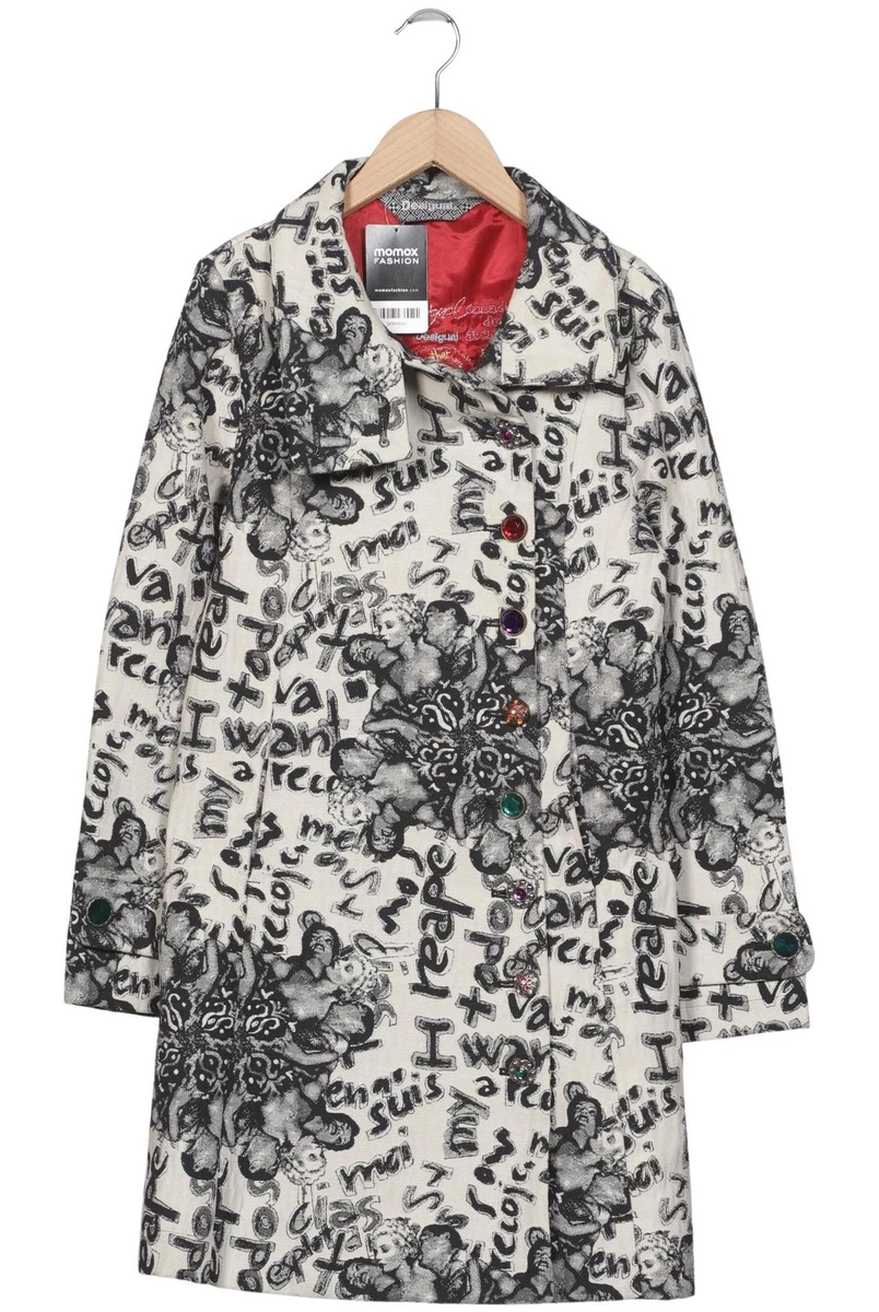 Desigual Mantel Damen Jacke Parka Gr. 40 Baumwolle Mehrfarbig #9l2z9oh