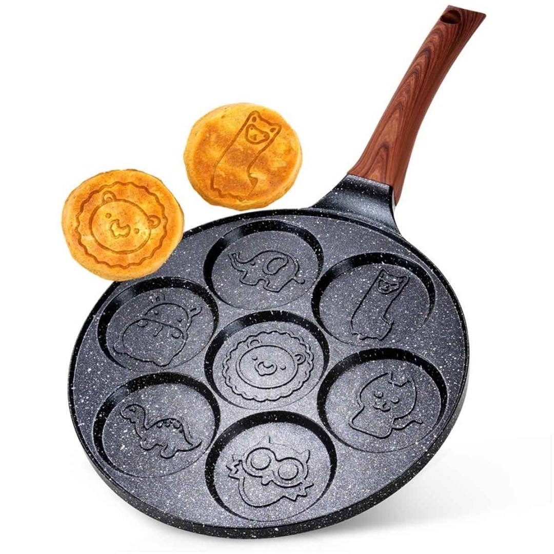 5904316492601 PATELNIA GRANITOWA DO JAJEK I PLACKW ZE ZWIERZTKAMI BLACK-WO 6890₽