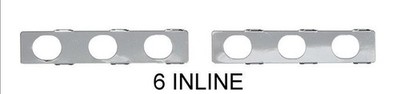 Hipshot  Universal Mounting Plate Kit~For 6 Inline Tuners~Chrome~USA~Brand New