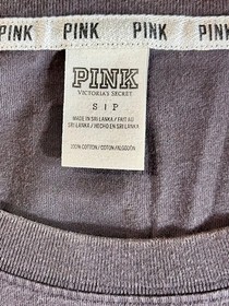 Victoria Secret Love Pink Leopard Long Sleeve T-Shirt Womens Sz Small