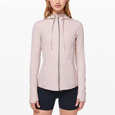 Lululemon Hooded Define Jacket Nulu in Pink Bliss Women  s Sz 8 Athletic Jacket