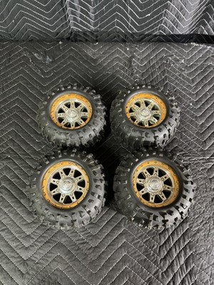 Vintage Proline Weld Wheels 2680-01 Commando Beadlock Gold 40 Series 23mm RC 