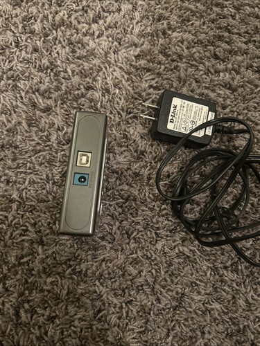 D-LINK DUB-H4 USB 2.0 HUB - USB cable - Power Adapter - Picture 4 of 5