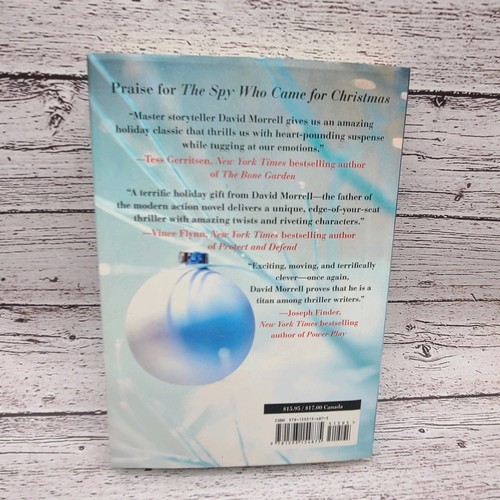 The Spy Who Came For Christmas by David Morrell Hardcover Book Dust Jacket - Picture 2 of 7