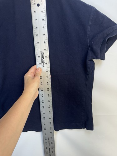 Polo Lacoste taglia 44 blu navy cotone elasticizzato manica corta vestibilità classica - Foto 8 di 11