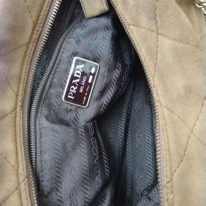 PRADA Brown Quilted Shoulder Bag Luxury fashion / contemporary luxury Italian thumbnail 8