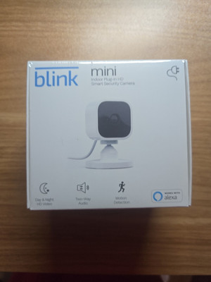 Blink Mini Indoor Plug-In Live HD Smart Security Camera (New in Box)