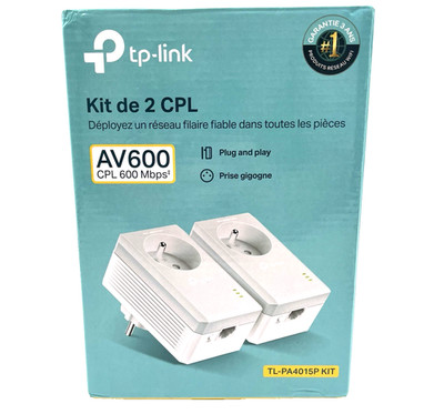 TP-LINK TL-PA4015P KIT  600 Mbit/s Repeater CPL  NEU OVP  