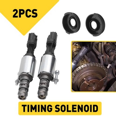 Pair Variable VCT Camshaft Timing Control Solenoid F150 4.6L 5.4L Fit Ford VVT