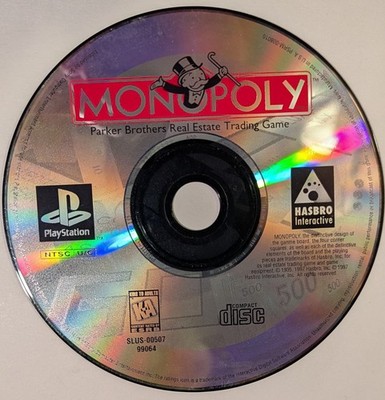 Monopoly Sony PlayStation 1 PS1 Disc Only No Case or Paperwork
