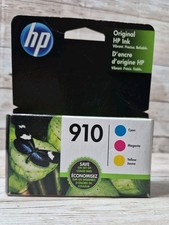 Genuine HP 910 3-Pack Color Ink C/M/Y 3YN97AN Option 140 New In Box Exp Sep 2021