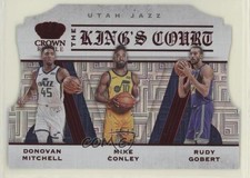 2019 Crown Royale The King's Court Red /49 Donovan Mitchell Mike Conley #13 08ti