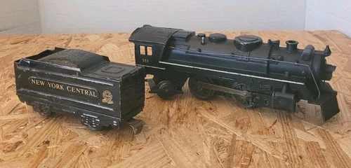 1950s Marx Die Cast 666 Locomotive & Tin Litho Tender Parts Repair Not Working