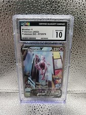 POKEMON CGC 10 2022 Pokemon GO Mewtwo V 072/078 Alternate Art