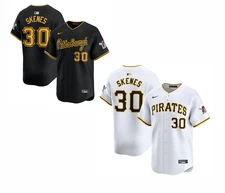 YOUTH Paul #30 Skenes Team Stitched Jersey Black/White