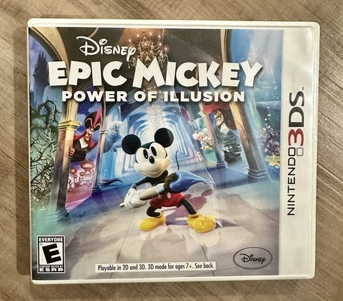 Epic Mickey: Power of Illusion (Nintendo 3DS, 2012)