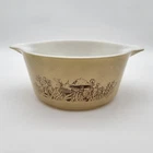 Vintage Pyrex 474-B Forest Fancies Mushroom 1.5 QT Casserole Dish No Lid