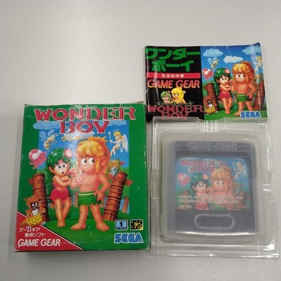 Wonder Boy Sega Mark III SMS Japanese Retro Game Cartridge Boxed