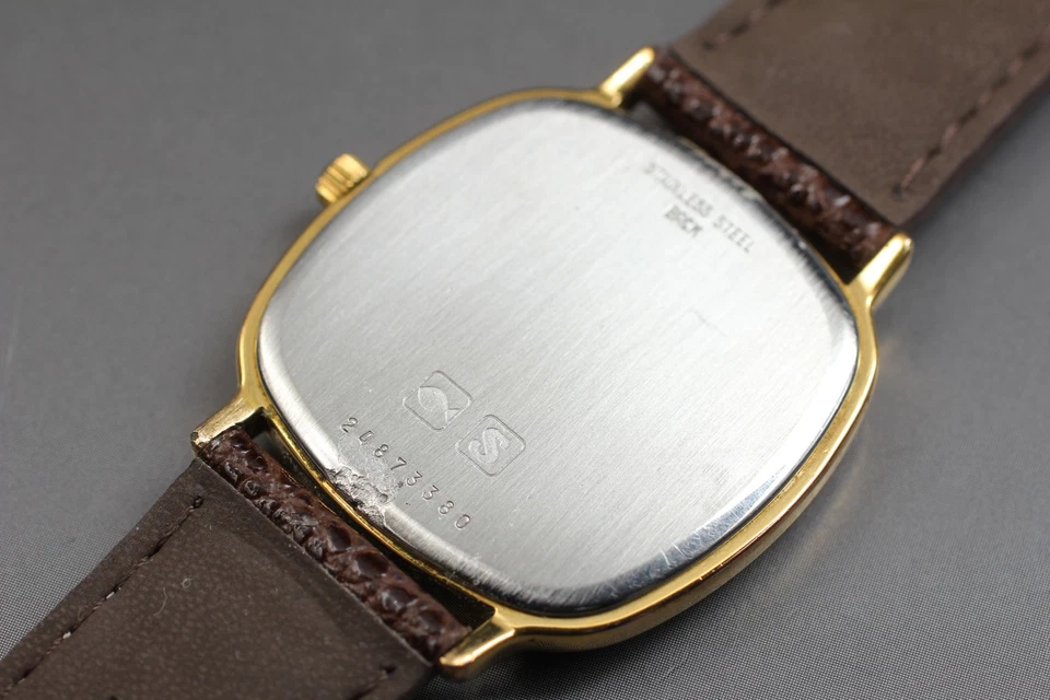 [Exc+5] Longines 150 7050 L150 Gold Square Quartz 30mm Swiss Made Men's Watch - Image 2 of 4