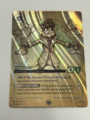 Basil - Disguised Detective (Enchanted) 212/204 Azurite Sea Holo