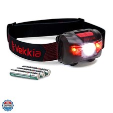 Ultra Bright Led Headlamp-5 Lighting Modeswhite Red Leds Head Lamp Campin...