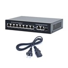 10 Port Gigabit PoE Switch +2 Gig Uplink Power Over Ethernet 120W IEEE802.3af/at