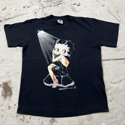 Vintage 90s Betty Boop Show Girl Pin Up T Shirt Mens Large Single
