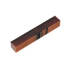 Acrylic Pen Blank, Brown with Black Lines, Single Blank, Legacy Woodturning
