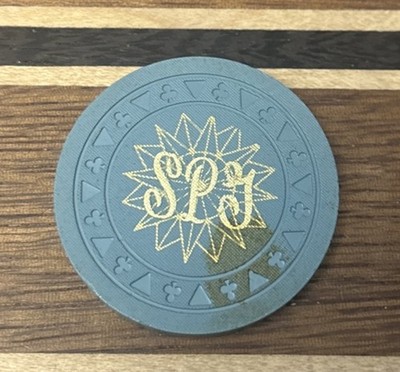 SPY Unidentified Canceled Starburst Casino Poker Gaming Chip 