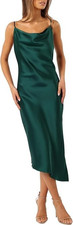 Petal Pup Cyprus Dress Emerald babydoll Green Midi Dress Size 10 A011355