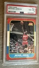 MICHAEL JORDAN 1986-87 FLEER ROOKIE CARD #57 NM-MT PSA 8 CHICAGO BULLS RC