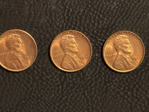 1947-P 1947-D 1947-S Beautiful Uncirculated Coins Wow!