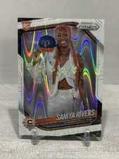 2025 Panini WNBA Prizm White Seismic Prizm Variation Saniya Rivers