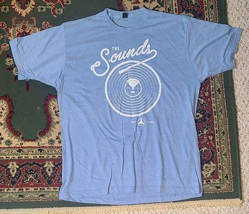 The Sounds Swedish Alternative Band Concert T-Shirt Vintage vintage concert t-shirt, vintage, size XXL, single stitch, B+ condition