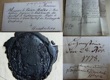 Letter Betzenstein 1778: caretaker Oelhafen by Sch&ouml;llenbach about flood in Gr&auml;fenberg